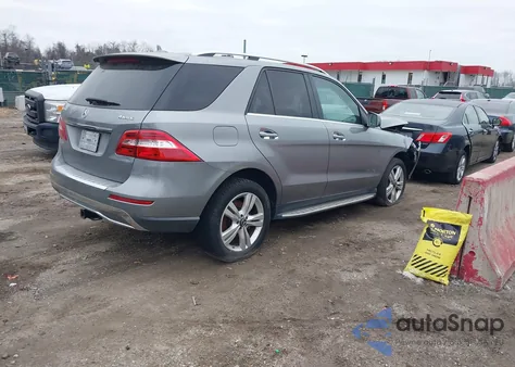2013 Mercedes-Benz Ml 350 4Matic from USA, damaged, VIN 4JGDA5HB8DA197559